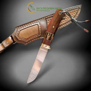 ЗОЛОТИЙ ПТАХ ІІ ніж ручної роботи майстерні VIKTOR KNIVES, купити замовити в Україні, сталь - М398, 63 HRC